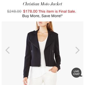 BCBG Christian Moto Jacket